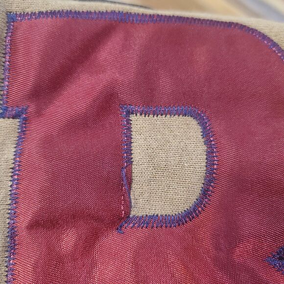 Vintage 90s Sz Large America MADE IN USA Spell Out Stitched Crewneck Sweatshirt - Picture 11 of 11